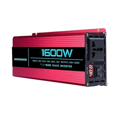 Convertisseur puissance 48V 220V 1600W pour résoudre les coupures de courant via onduleur solaire