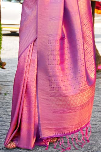 Image of SWORNOF Womens Kanjivaram Banarasi Silk Saree Kanchipuram Patola saree