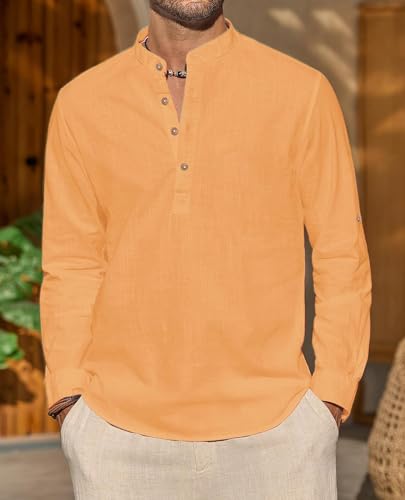 Image of Univibe Men Solid Cotton Blend Straight Kurta Shirt