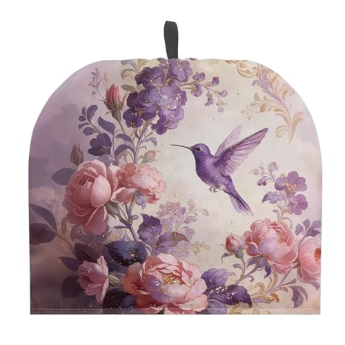Image of Hummingbird Print Tea Cozy for Teapot Insulated Large Teapot Warm Tea Kettle Cover Machine Washable Coffee Pot Cloth Covers Kitchen Home Decorations for Party
