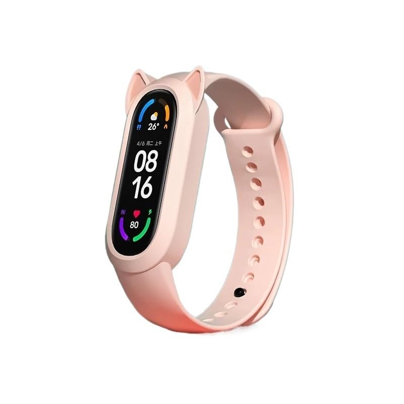 Correa para Xiaomi Mi Band 8 7 6 5 de silicona transpirable y suave antialérgica