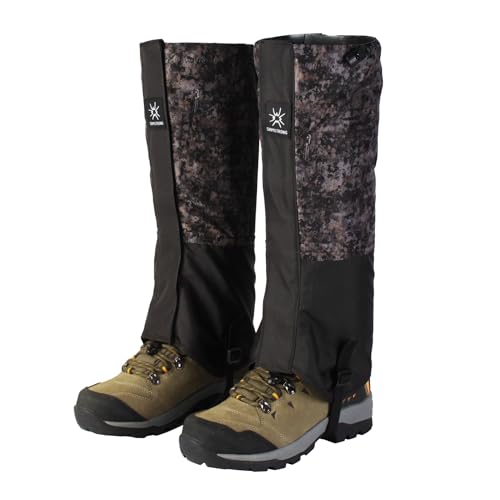 Snow-Leg-Gaiters-for-Hiking-100-Waterproof-Fabric-Lightweight-Shoe-Gaiters-Polyester-Fabric-Waterproof-Boot-Gaiters-for-Adult-Outdoor-Hiking-Walking-Climbing-Hunting-Skiing