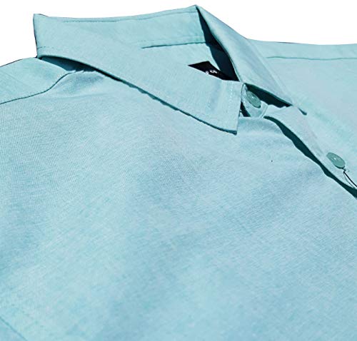 Image of Molokai Surf Button Down Slim Fit Hawaiian Short Sleeve Shirts
