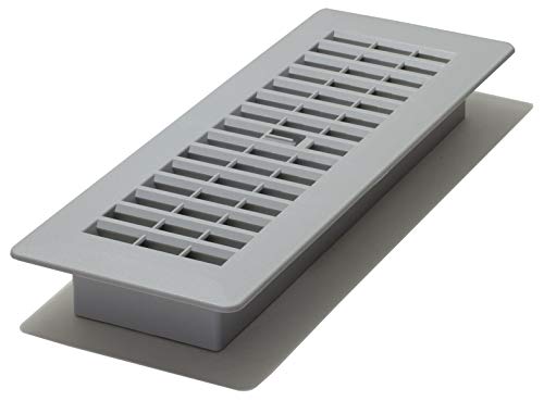 Decor Grates PL310-GY 3-Inch by 10-Inch Plastic Floor Register, Frost Grey