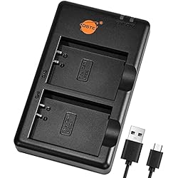 Cargador Canon 1200D DSTE LC-E10 LP-E10 Batería USB Dual Quick Cargador Compatible para Canon EOS 1100D, EOS 1200D, Kiss X50, Kiss X70, Rebel T3, Rebel T5