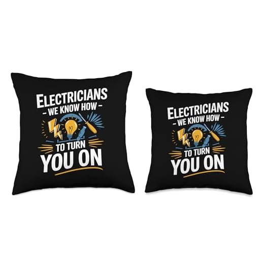 Electrician Humor Throw Pillow