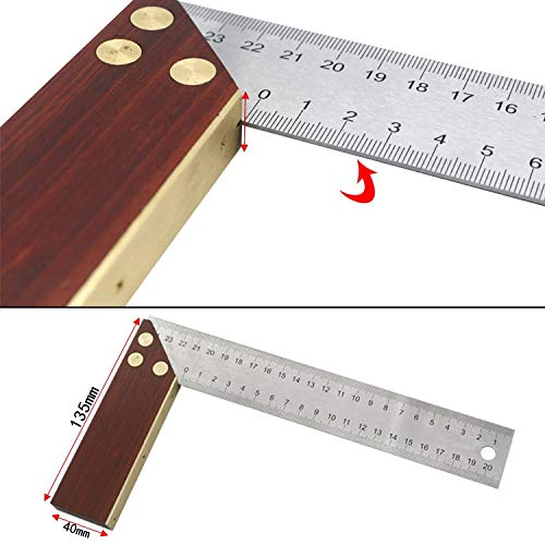 Equerre 90 degres 250mm outil de mesure angle traca