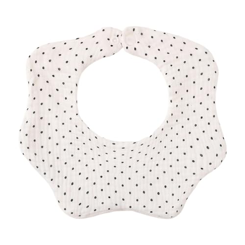 Qsvbeeqj - Babero de algodón de 6 capas con patrón de dibujos animados, cómoda toalla de saliva, para recién nacidos, para niños y niñas, cómodo babero de bebé, S, talla �nica