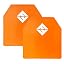 Orange Plates - 3.75lb