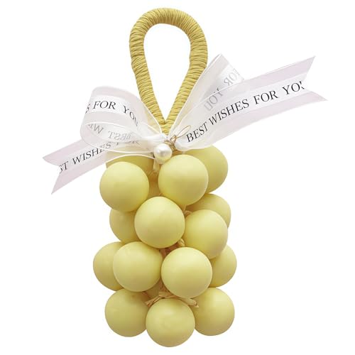 Image of Grape Soap on Rope Cute Shaped Handwashing Grapes Soap Bar, Novelty Hanging Fruit Soap for Bathroom Decor,Fun Gift Handmade Soap