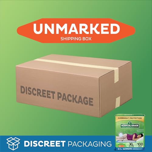 Premium Bed Underpads for Severe Incontinence Care - Reusable & Ultra Absorbent 23" x 36" [100-Count]