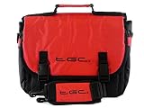 New Red & Black Messenger Style Carry Case Bag for Blackberry Playbook Tablet
