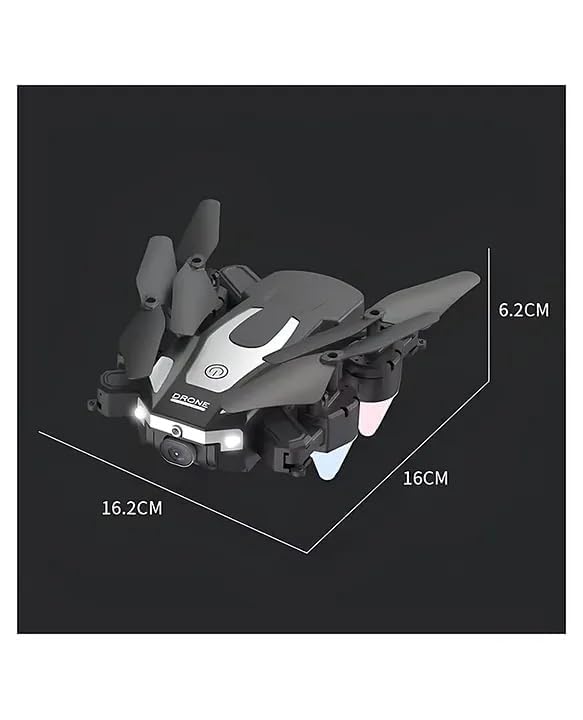 Image of J2 Drone with HD Dual Camera | Foldable Quadcopter with Altitude Hold | One-Key Takeoff & Landing | Multiple Flight Modes | Remote Control Drone for Kids & Beginners