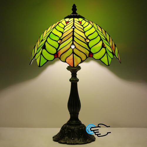 L-Juicwe Tiffany Stained Glass Lamp Touch Control Table Lamp by L-Juicwe - Used condition - US$130.55