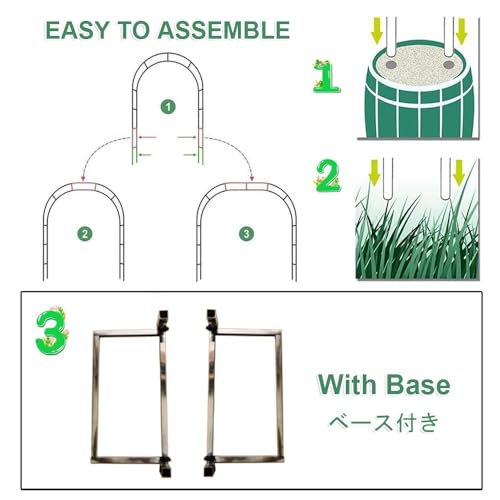 Structure de soutien en acier inoxydable haut de gamme pour jardin - 8