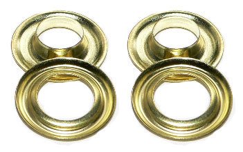 #2 3/8'' Brass ClipsShop Grommets Qty 500