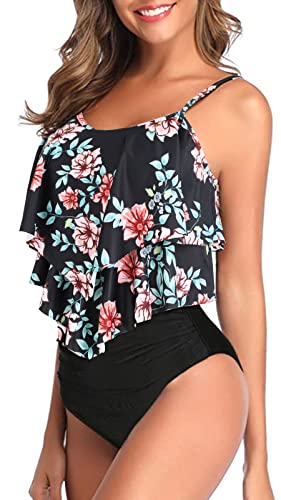 Genfien Bikini Mujer Conjuntos Ropa de Baño Traje de Baño Push Up Cintura Alta Traje de Baño Sexy Bañador de Baño de Dos Piezas Bikini Sets Cover