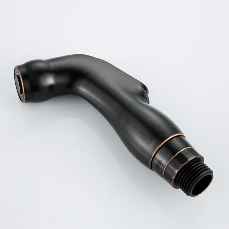 KLVN Oil Rubbed Bronze Handheld Bidet Spray Set - Toilet Diaper Sprayer Kit with Jet Holder & Connector