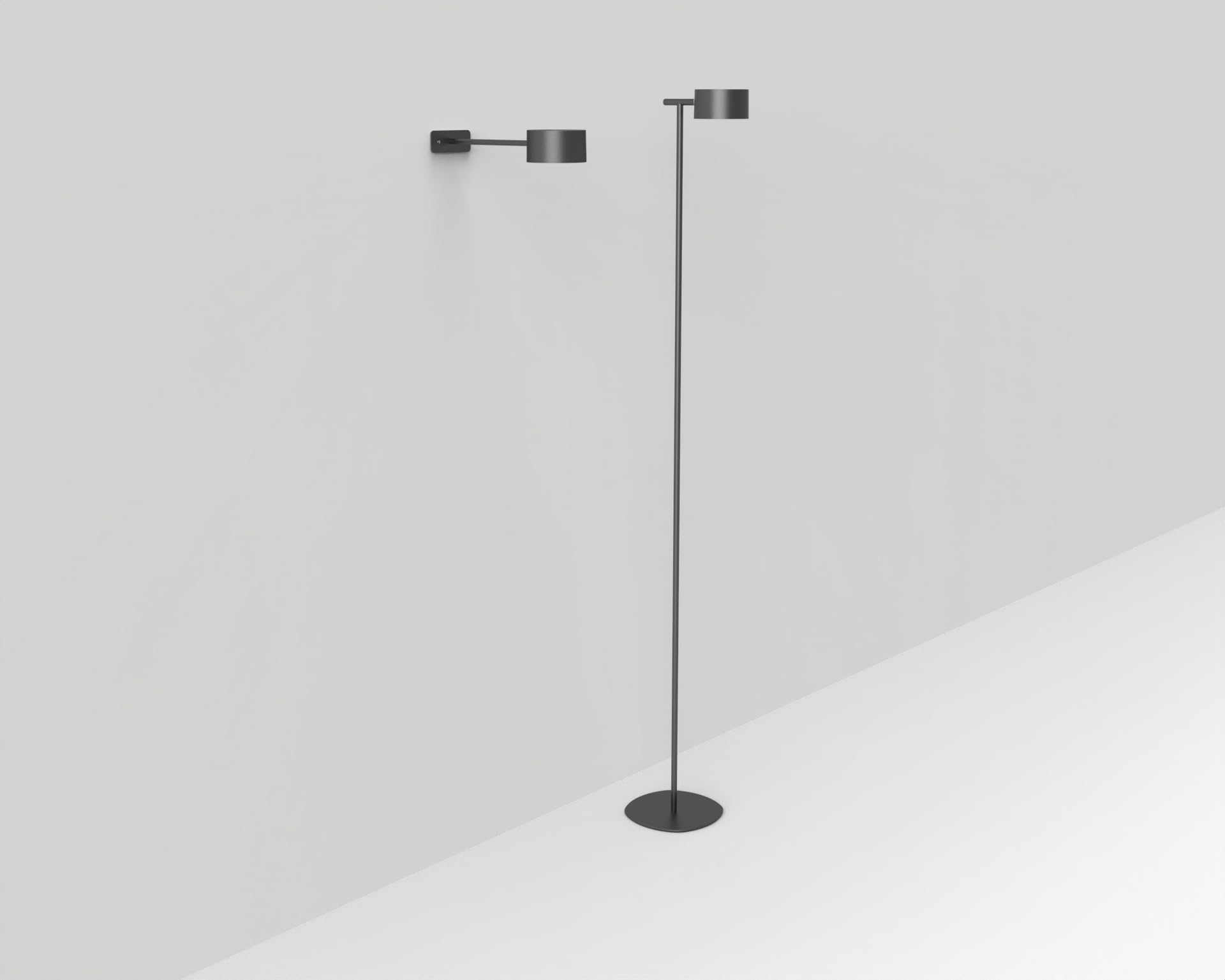 Northpoint LED Akku Stehlampe 3-in-1 Leselampe Dimmbar Flexibel als Steh- Tisch- & Wandleuchte Warmweißes Licht (3000K) Innen & Außen Höhenverstellbar bis 120 cm (schwarz)