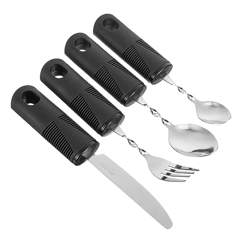 PLAFOPE 1セットの高齢者食器ポータブル適応器具 者用器具食器の高齢者向け調理器具食器