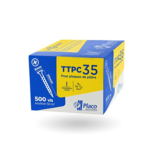 Placoplatre E60360500 35 TTPC Schraube, grau, 35 mm