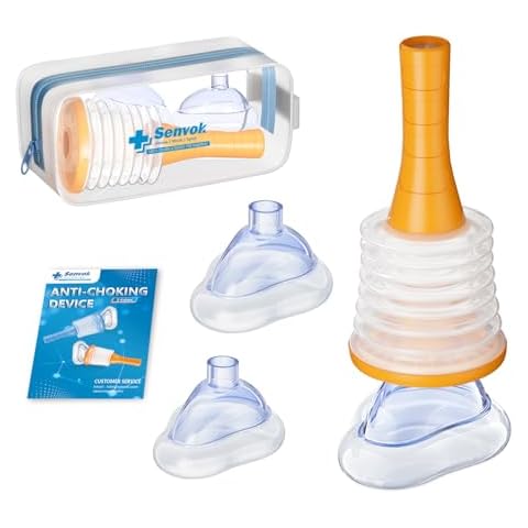 Senvok Anti Choking Device, Choking Rescue Device for Kids and Adults, Portable Airway Suction Device, Heimlich Device for Home & Travel First Aid Kit Cover