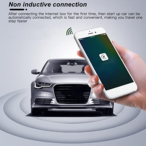 Adaptador CarPlay sem fio de 5,8 GHz para iOS 10.0 acima, caixa Carplay com fio para sem fio para to