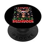 i'm the crafty reindeer christmas outfit funny xmas popsockets popgrip adesivo