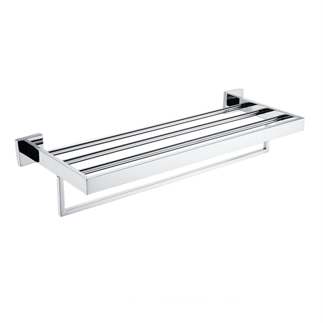 Porte-serviettes double de salle de bain 23 pouces pour organiser le linge de toute la famille