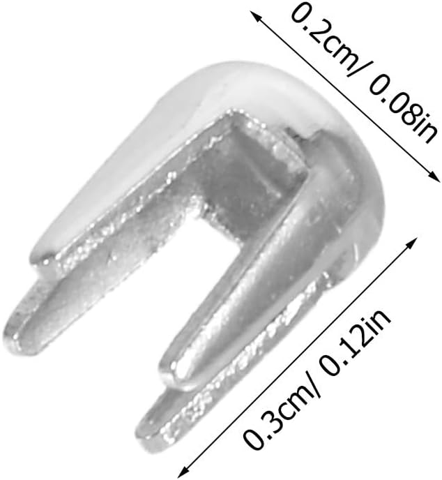 Silver Round Head Pearl Rivet Studs 1000pcs for DIY Clothing Repair