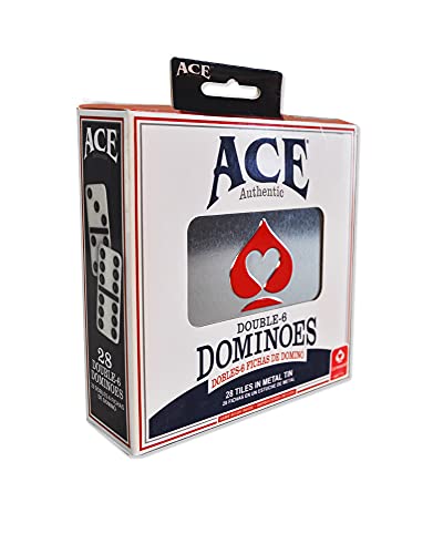 Double Six Dominoes en caja de lata