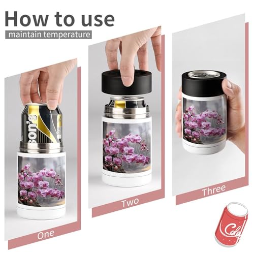 Refroidisseur de boissons en acier inoxydable au design fleuri - 5