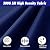 Comcaver 14 Pack Patio Cushion Covers Set Outdoor Cushion and Pillow Replacement for 7 Pieces 6 Seater Outdoor Furniture Sofa Waterproof Cushion Slipcovers Set for Wicker Rattan Sofa Navy COVERS ONLY