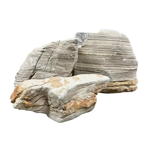 Hanicks Aquarium Stones Fish Tank Rocks Natural Decoration for Aquascaping (Gobi Stone, 25KG) — image 1