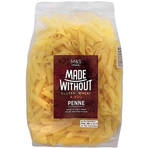 Marks & Spencer Gluten Free Penne 500g - Gluten- and egg-free, this penne pasta is made from a blend of maize and rice flour
