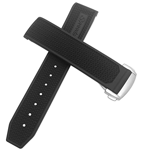 Bracelet de montre en silicone 20mm 22mm pour Omega Seamaster et Speedmaster