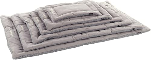 Coussin pour chien et chat Flamingo gris déhoussable doux 85 x 51 cm
