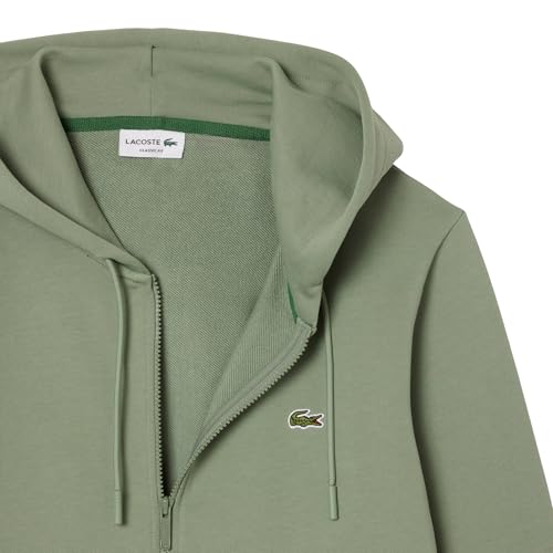 Image of Lacoste Men's Classic Fit Zipped Fleece Sweatshirt
