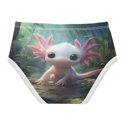 Cute Axolotl Undersea Toddler Girls's Underwear 2T 202b88442