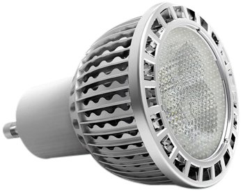 YYC YYCPA032WW - Bombilla LED, 3.5 W, casquillo GU10, color plateado y blanco