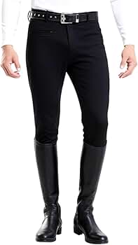 Amazon.com: Men's Breeches Full Seat Equestrian Pants for