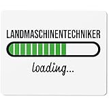 JUNIWORDS Mauspad Mousepad, Landmaschinentechniker Loading (6205325)