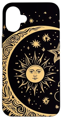 Galaxy Night Sky Moon Lunar Stars Sun Love �X�}�z�P�[�X iPhone 16 Plus �p