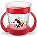 NUK Disney Mini Magic Cup Trinklernbecher | auslaufsicherer 360° Trinkrand | praktische Griffe | 160ml | BPA-frei | 6+ Monate | Minnie Mouse (rot)