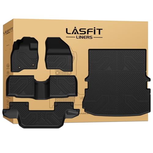Image of LASFIT Floor Mats for Ford Explorer 2015 2016 2017 2018 2019 7 Seats