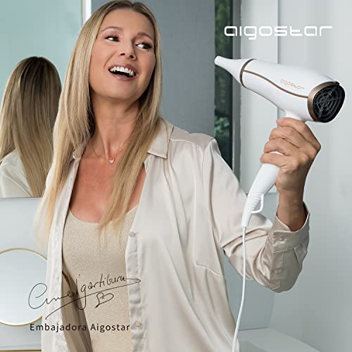Aigostar Luna — Asciugacapelli Professionale 2200W...