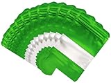PQZKLDP 50 Pcs 3.9x5.9 Inch Green Resealable Matte Metallic Stand Up Bags with Clear Window - Ideal for Food Storage and Small Business Packaging