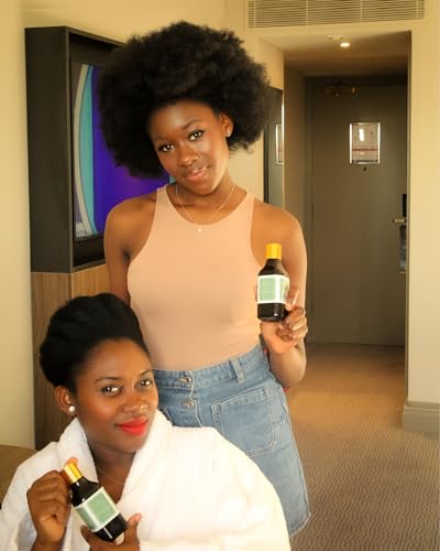Smooth curls by Happy Mane hair growth oil with Rosemary, Avocado, grapeseed oil, Natural Detangler for Curly & Afro Hair - Image 4