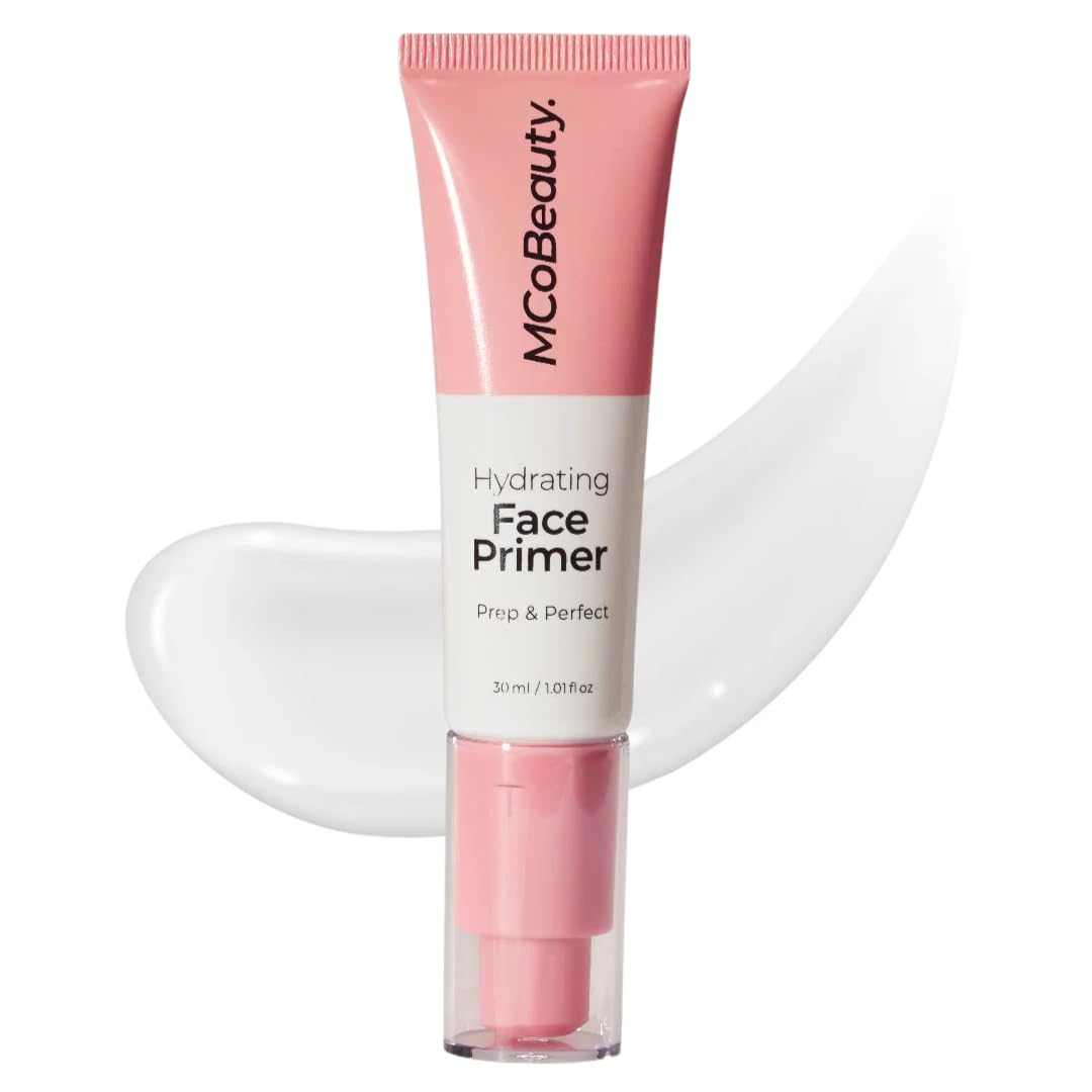 MCoBeauty Hydrating Primer Makeup - Water-Based Oil-Free Gel Primer for Smooth Application - Helps Reduce the Appearance of Dryness Before Makeup -