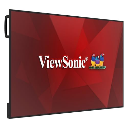 Image of ViewSonic CDE5531 55 Inch 4K UHD Commercial Display with 500-nit Brightness, 5000:1 Contrast Ratio, 8GB RAM, 32GB Storage, 16W Dual Speakers, WiFi Slot, HDMI, USB A, and USB C Inputs